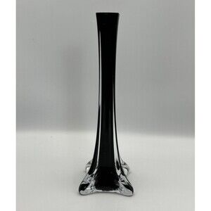9”  Eiffel Tower Flower Vase Flute Tall Glass Posh Skinny Table Decor  1 Pc